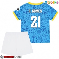 Otroške Nogometnih dresov Wolves Rodrigo Gomes #21 Tretji 2025-26 Kratki rokavi (+ hlače)